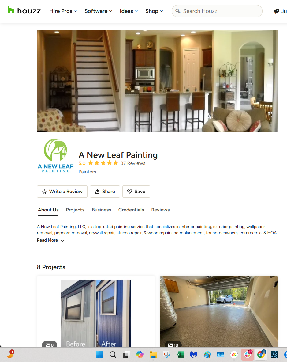 Houzz Painter Reviews