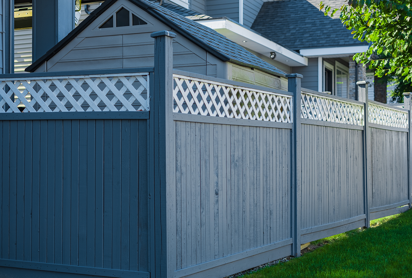 Exterior Fence Painting Project In Jacksonville, FL A New Leaf Painting Company